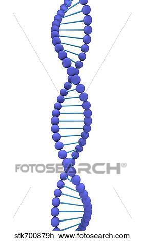 Drawing - Conceptual image of DNA.. Fotosearch