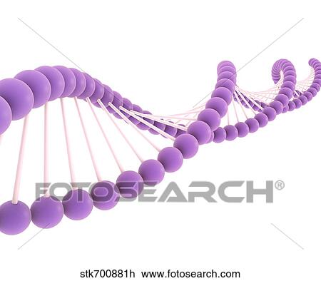Conceptual image of DNA. View Large Illustration Drawing - Conceptual image of DNA.. Fotosearch