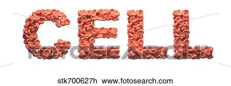 Conceptual image of red blood cells. View Large Illustration Drawing - Conceptual image of red blood cells.. Fotosearch