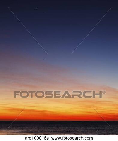 Conjunction of Venus, Mercury, Jupiter and Mars at dawn. View Large Photo Image Stock Photograph - Conjunction of Venus, Mercury, Jupiter and Mars at dawn.. Fotosearch