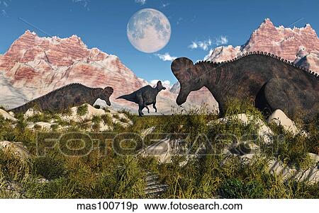 Corythosaurus nesting ground set during the Cretaceous Period. View Large Illustration Stock Illustration - Corythosaurus nesting ground set during the Cretaceous Period.. Fotosearch