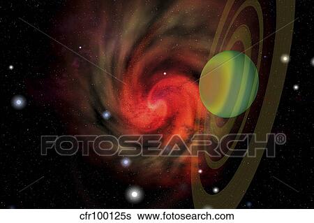 Cosmic image of the universe. View Large Illustration Stock Illustration - Cosmic image of the universe.. Fotosearch