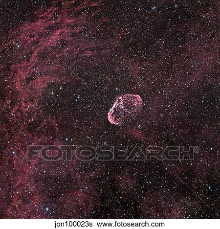 Crescent Nebula View Large Photo Image Stock Photograph - Crescent Nebula. Fotosearch