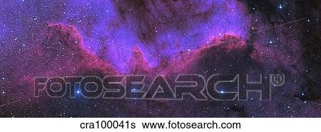 Cygnus Wall, NGC 7000, the North American Nebula. View Large Photo Image Stock Photograph - Cygnus Wall, NGC 7000, the North American Nebula.. Fotosearch