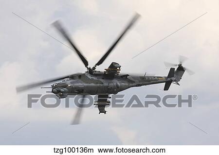 Czech Air Force Mi-24 Hind helicopter. View Large Photo Image Picture - Czech Air Force Mi-24 Hind helicopter.. Fotosearch