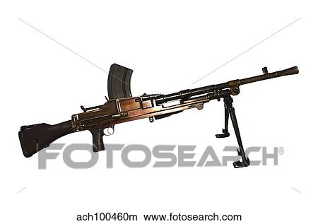 Picture - Czechoslovakian LMG a protope of the Bren gun 1936 2. Fotosearch