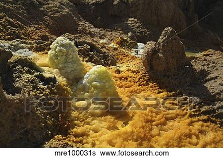 Dallol geothermal area, Danakil Depression, Ethiopia. View Large Photo Image Stock Photograph - Dallol geothermal area, Danakil Depression, Ethiopia.. Fotosearch