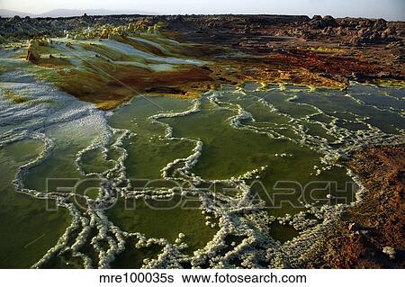 Dallol geothermal area, Danakil Depression, Ethiopia. View Large Photo Image Stock Photograph - Dallol geothermal area, Danakil Depression, Ethiopia.. Fotosearch