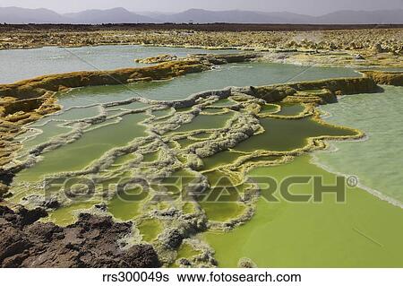 Dallol geothermal area, Danakil Depression, Ethiopia. View Large Photo Image Stock Photograph - Dallol geothermal area, Danakil Depression, Ethiopia.. Fotosearch
