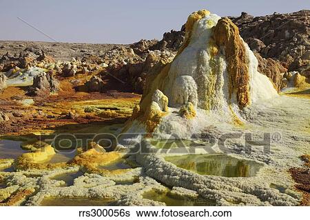 Dallol geothermal area, saline hot spring, Danakil Depression, Ethiopia. View Large Photo Image Stock Photograph - Dallol geothermal area, saline hot spring, Danakil Depression, Ethiopia.. Fotosearch