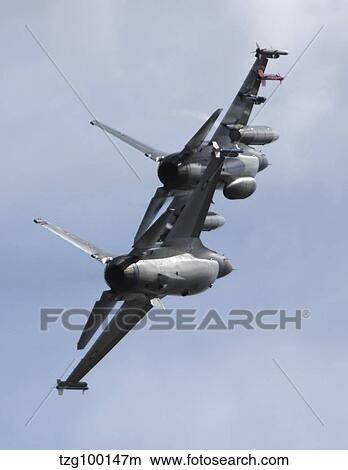 Danish F-16A and F-16B in formation. View Large Photo Image Picture - Danish F-16A and F-16B in formation.. Fotosearch