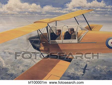 De Havilland DH. 82 Tiger Moth basic trainer biplane from the 1930's. View Large Illustration Stock Illustration - De Havilland DH. 82 Tiger Moth basic trainer biplane from the 1930's.. Fotosearch