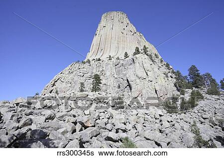 Stock Photograph - Devils Tower National Monument, Wyoming.. Fotosearch