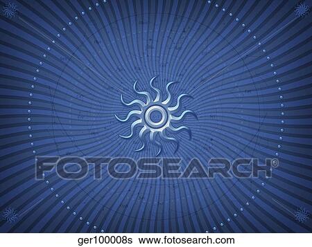 Digitally generated image of a blue star. View Large Illustration Stock Illustration - Digitally generated image of a blue star.. Fotosearch