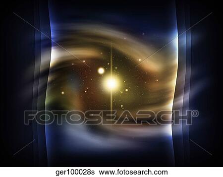 Stock Illustration - Digitally generated image of deep space.. Fotosearch