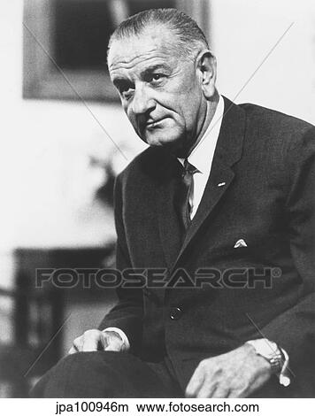 Digitally restored American history photo of President Lyndon B. Johnson. View Large Photo Image Picture - Digitally restored American history photo of President Lyndon B. Johnson.. Fotosearch