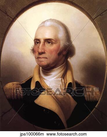 Digitally restored vector painting of George Washington. View Large Illustration Stock Illustration - Digitally restored vector painting of George Washington.. Fotosearch