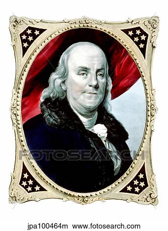 Digitally restored vector painting of Benjamin Franklin. View Large Illustration Stock Illustration - Digitally restored vector painting of Benjamin Franklin.. Fotosearch