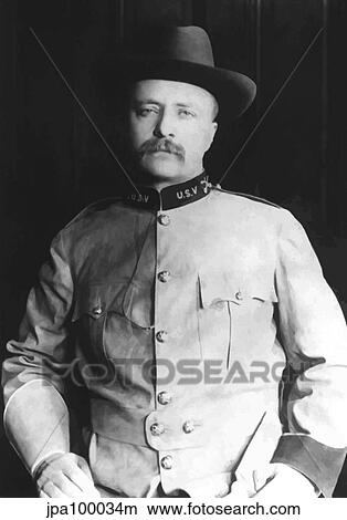 Digitally restored vector portrait of Colonel Theodore Roosevelt. View Large Photo Image Picture - Digitally restored vector portrait of Colonel Theodore Roosevelt.. Fotosearch