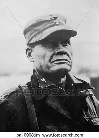 Digitally restored vector portrait of General Lewis Chesty Puller. View Large Photo Image Picture - Digitally restored vector portrait of General Lewis Chesty Puller.. Fotosearch
