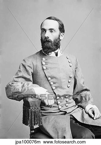 Stock Illustration - Digitally restored vector portrait of General Joseph Wheeler.. Fotosearch