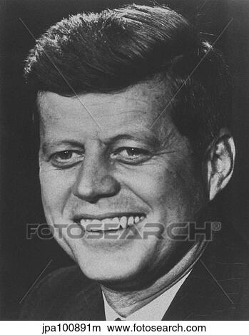 Digitally restored vintage photo of President John F. Kennedy. View Large Photo Image Picture - Digitally restored vintage photo of President John F. Kennedy.. Fotosearch