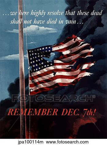 Stock Illustration - Digitally restored war propaganda poster.. Fotosearch