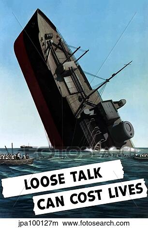 Stock Illustration - Digitally restored war propaganda poster.. Fotosearch