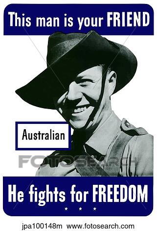 Digitally restored war propaganda poster. View Large Illustration Stock Illustration - Digitally restored war propaganda poster.. Fotosearch