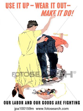 Digitally restored war propaganda poster. View Large Illustration Stock Illustration - Digitally restored war propaganda poster.. Fotosearch