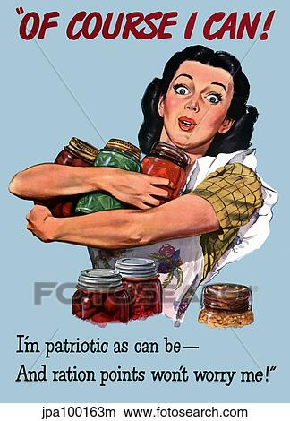 Stock Illustration - Digitally restored war propaganda poster.. Fotosearch