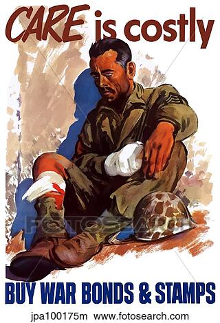 Digitally restored war propaganda poster. View Large Illustration Stock Illustration - Digitally restored war propaganda poster.. Fotosearch