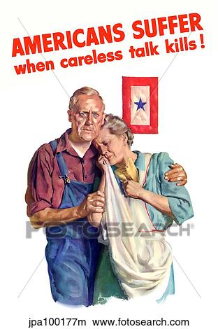 Digitally restored war propaganda poster. View Large Illustration Stock Illustration - Digitally restored war propaganda poster.. Fotosearch