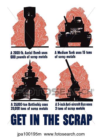 Digitally restored war propaganda poster. View Large Illustration Stock Illustration - Digitally restored war propaganda poster.. Fotosearch