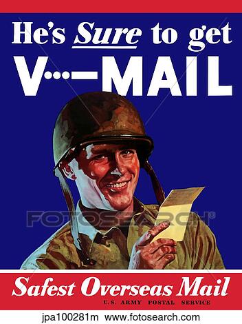 Stock Illustration - Digitally restored war propaganda poster.. Fotosearch