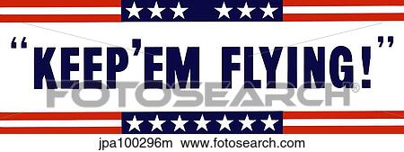 Stock Illustration - Digitally restored war propaganda poster.. Fotosearch