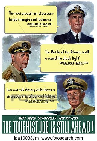 Digitally restored war propaganda poster. View Large Illustration Stock Illustration - Digitally restored war propaganda poster.. Fotosearch