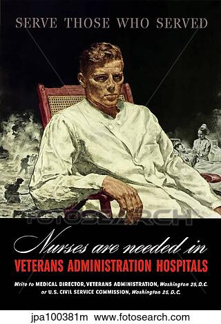 Stock Illustration - Digitally restored war propaganda poster.. Fotosearch