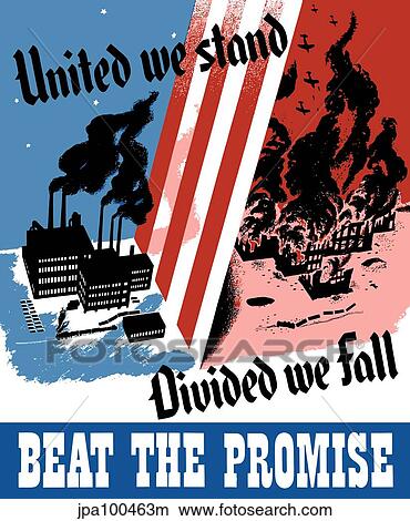 Digitally restored war propaganda poster. View Large Illustration Stock Illustration - Digitally restored war propaganda poster.. Fotosearch
