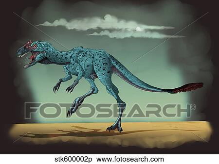 Dilong paradoxus, a genus of small tyrannosauroid dinosaur. View Large Illustration Stock Illustration - Dilong paradoxus, a genus of small tyrannosauroid dinosaur.. Fotosearch