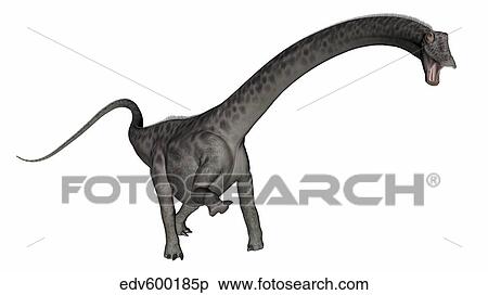 Diplodocus dinosaur. View Large Illustration Stock Illustration - Diplodocus dinosaur.. Fotosearch