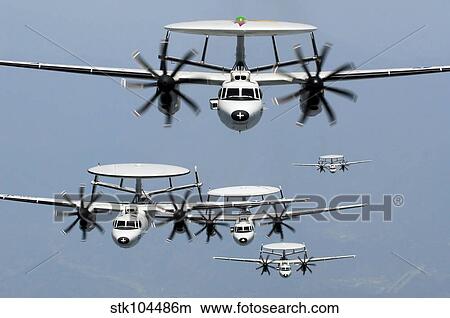 E-2C Hawkeyes perform a formation flight in front of Mount Fuji, Japan. View Large Photo Image Picture - E-2C Hawkeyes perform a formation flight in front of Mount Fuji, Japan.. Fotosearch