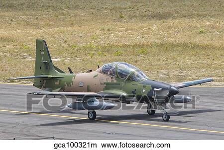 Ecuadorian Air Force EMB 314 Super Tucano at Natal Air Force Base, Brazil. View Large Photo Image Picture - Ecuadorian Air Force EMB 314 Super Tucano at Natal Air Force Base, Brazil.. Fotosearch