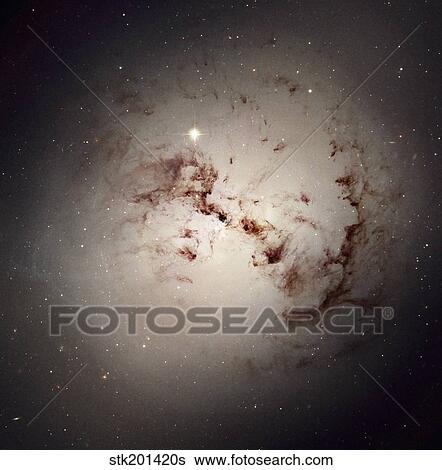 Elliptical galaxy NGC 1316. View Large Photo Image Stock Photograph - Elliptical galaxy NGC 1316.. Fotosearch