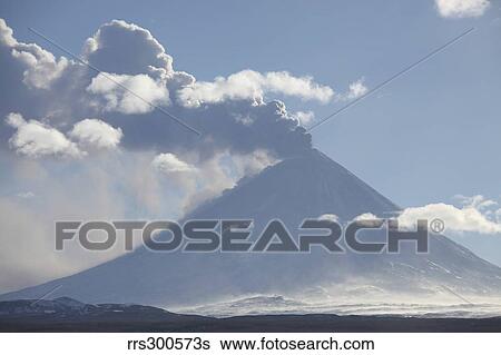 Eruption of Kliuchevskoi Volcano, Kamchatka, Russia. View Large Photo Image Stock Photograph - Eruption of Kliuchevskoi Volcano, Kamchatka, Russia.. Fotosearch