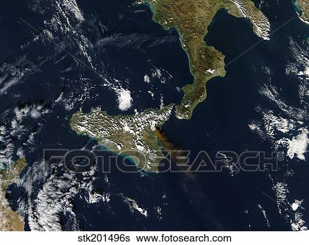 Eruption of Mt. Etna in Sicily. View Large Photo Image Stock Photograph - Eruption of Mt. Etna in Sicily.. Fotosearch