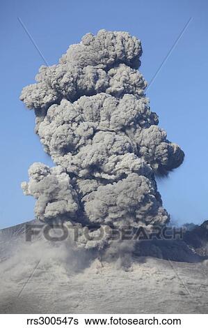Eruption of Sakurajima volcano, Japan. View Large Photo Image Stock Photograph - Eruption of Sakurajima volcano, Japan.. Fotosearch
