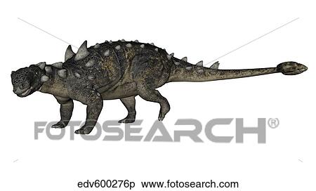 Euoplocephalus dinosaur. View Large Illustration Stock Illustration - Euoplocephalus dinosaur.. Fotosearch