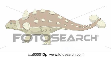 Euoplocephalus pencil drawing with digital color. View Large Illustration Stock Illustration - Euoplocephalus pencil drawing with digital color.. Fotosearch