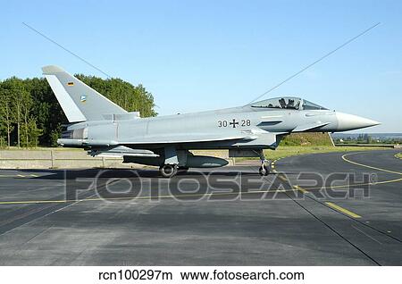 Eurofighter EF2000 Typhoon from the German Air Force. View Large Photo Image Picture - Eurofighter EF2000 Typhoon from the German Air Force.. Fotosearch